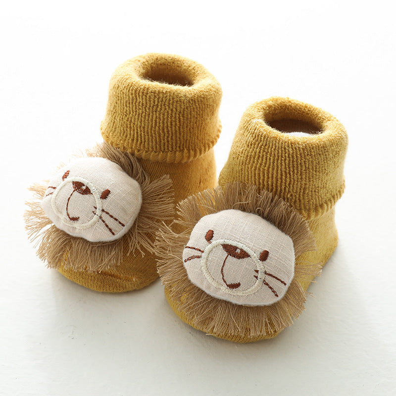Thickened Cartoon Glue Baby Floor Socks