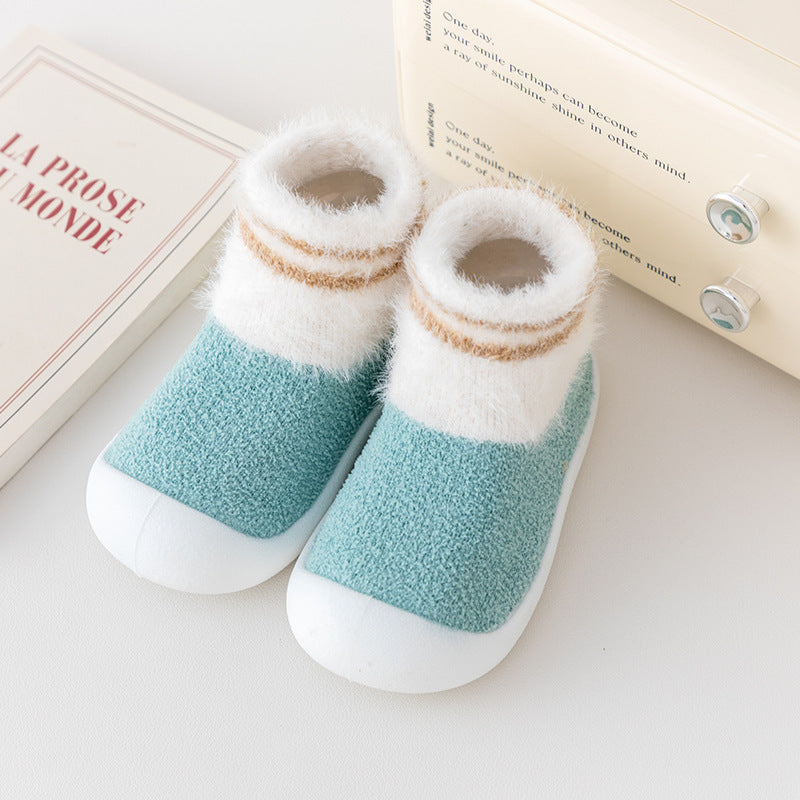 Toddler Shoes Room Socks Thickening Soft Sole