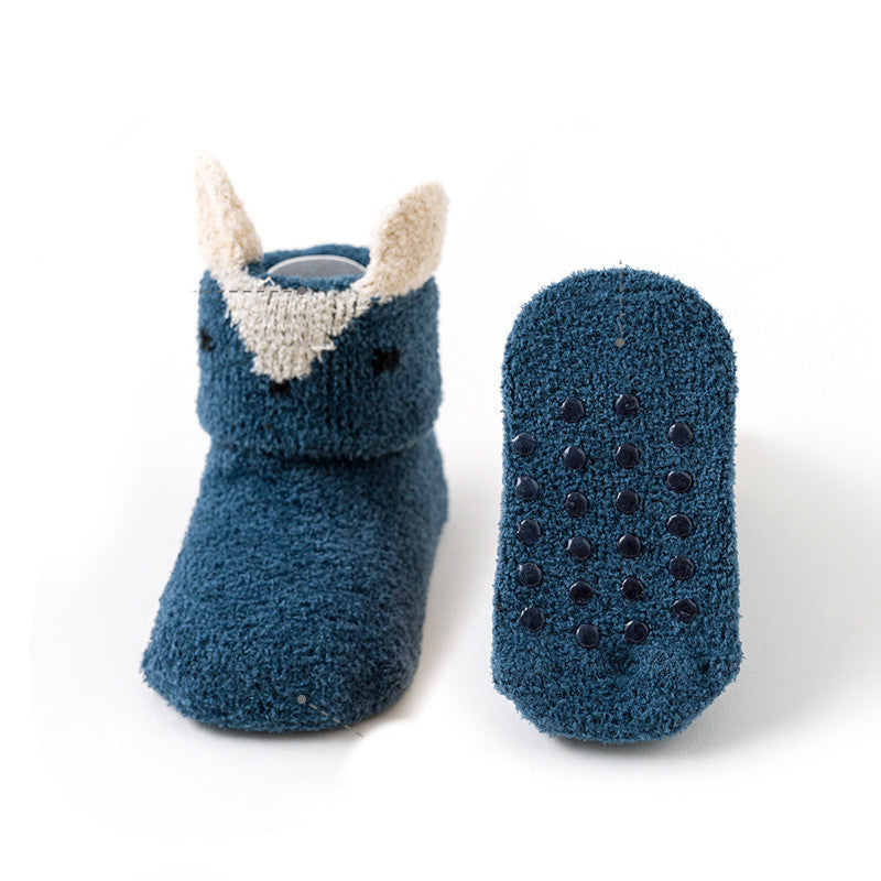 Baby Plus Fleece Indoor Home Shoes And Socks