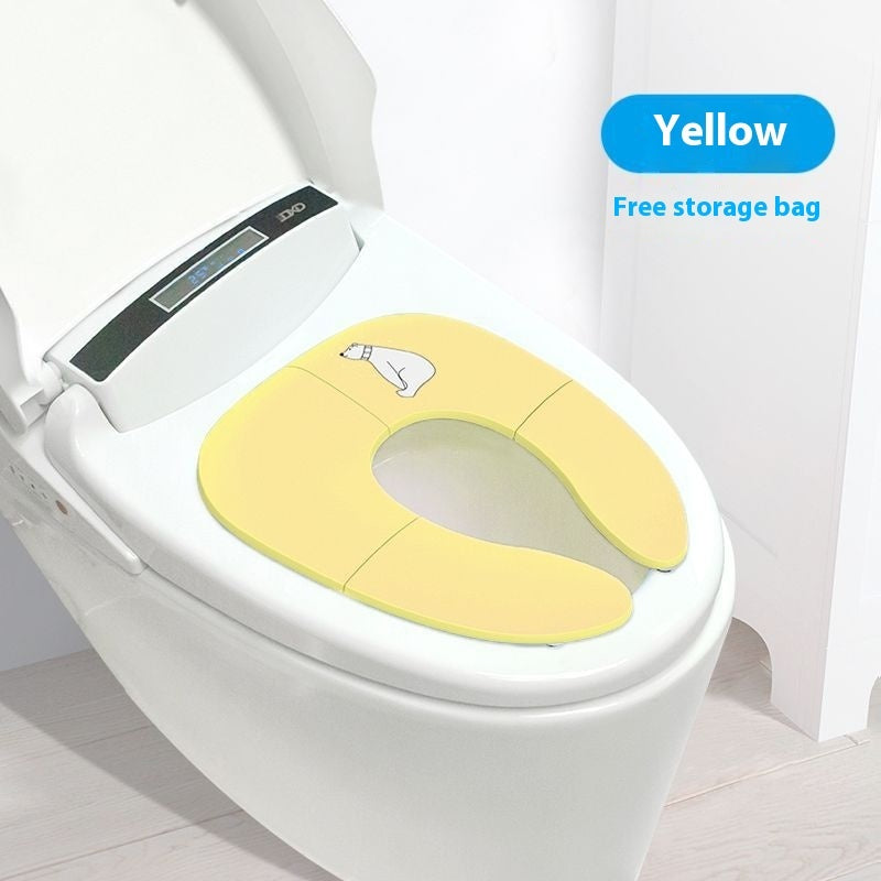 Baby Travel Toilet Mat Hotel Out Folding Closestool Cushion