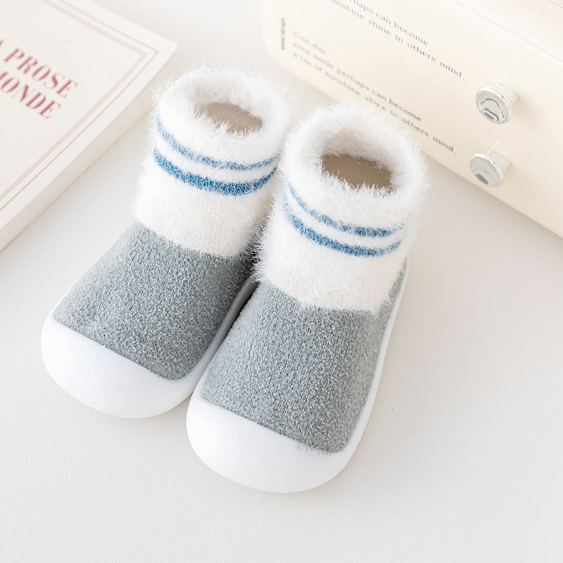 Toddler Shoes Room Socks Thickening Soft Sole