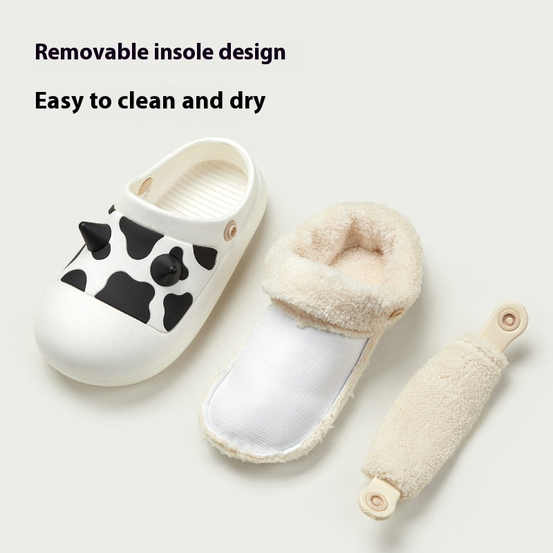 Winter Waterproof Home Boy Girls' Cotton Slippers