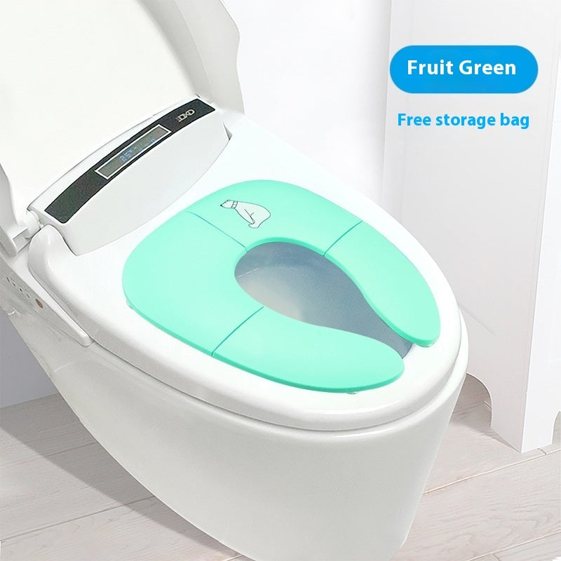 Baby Travel Toilet Mat Hotel Out Folding Closestool Cushion