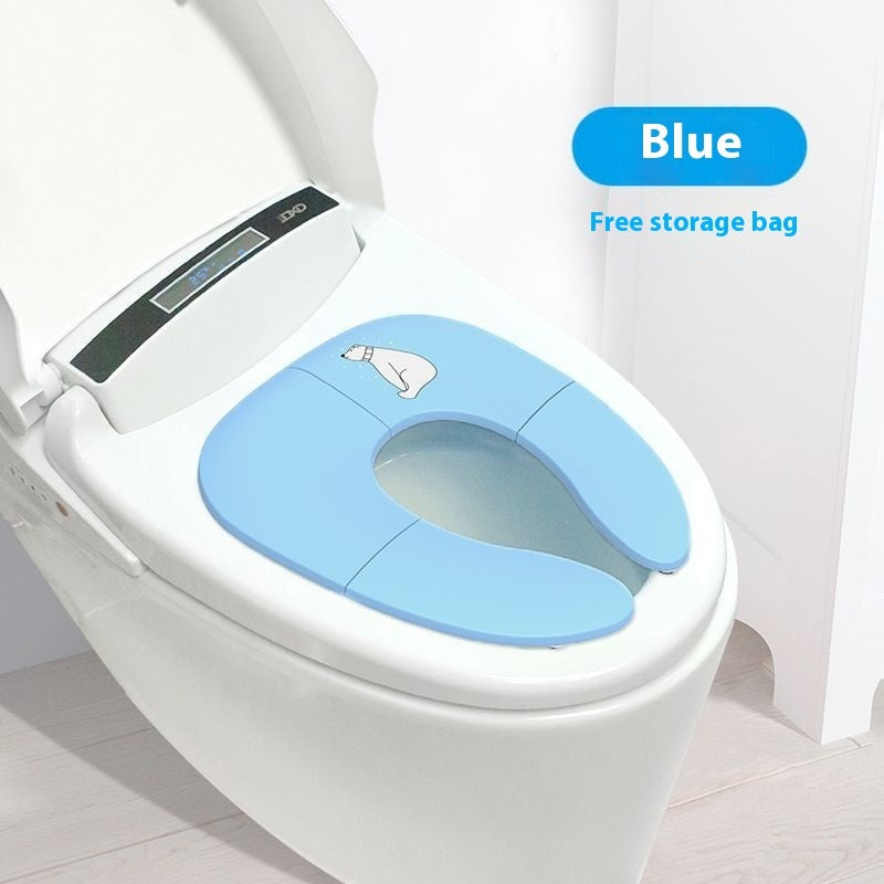 Baby Travel Toilet Mat Hotel Out Folding Closestool Cushion