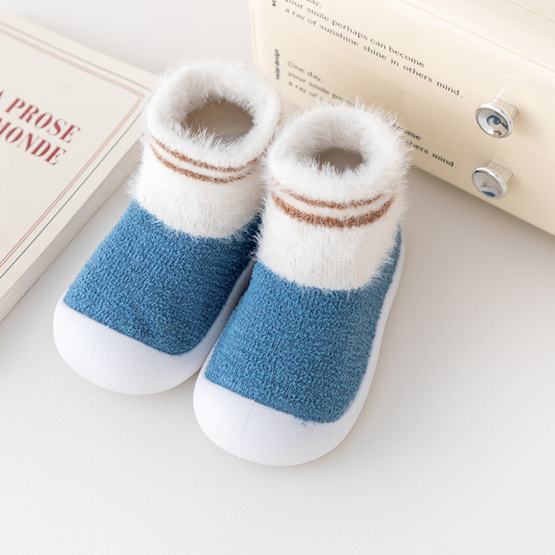 Toddler Shoes Room Socks Thickening Soft Sole