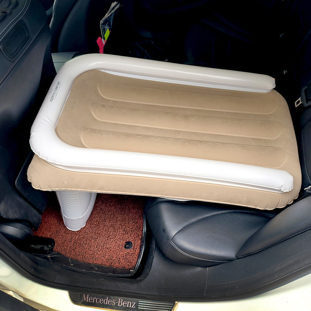 Amazon Baby Inflatable Mattress Rear Folding Car Mat Outdoor Travel Thickened Flocking Air Cushion