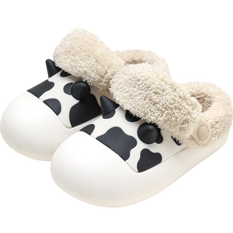 Winter Waterproof Home Boy Girls' Cotton Slippers