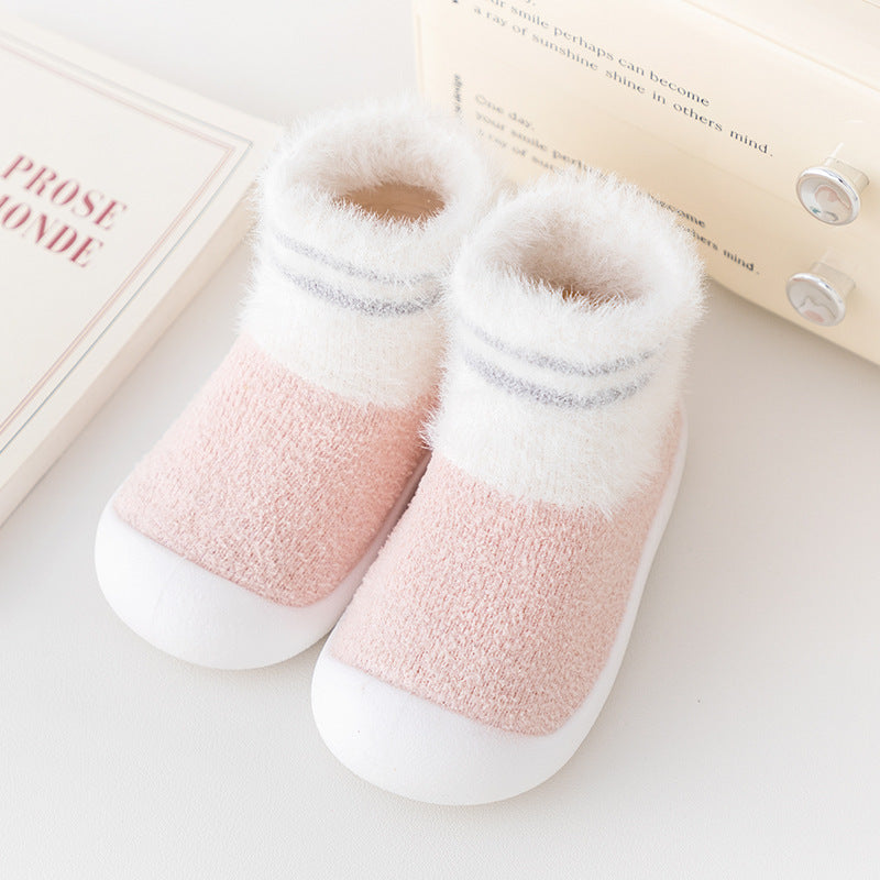 Toddler Shoes Room Socks Thickening Soft Sole